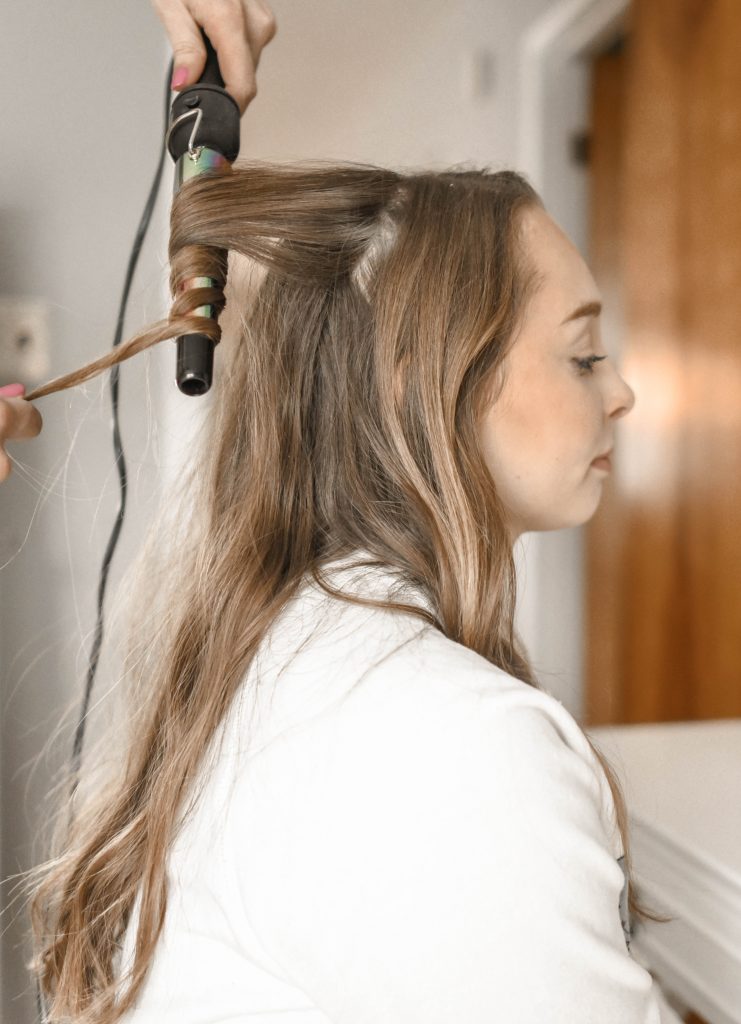 Shiny and healthy curls