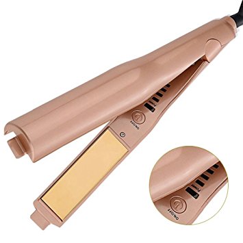 2 in 1 curling and straightening iron