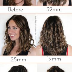 32mm curling wand vs 25mm curling wand